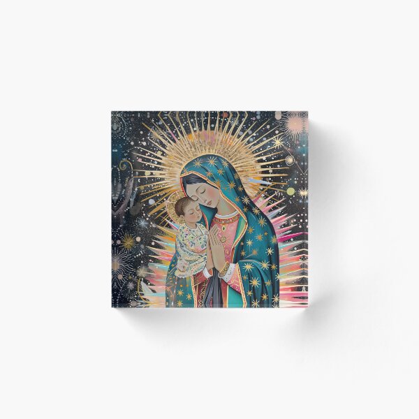 Item preview, Santa María y el niño Jesús designed and sold by DreamerBot.