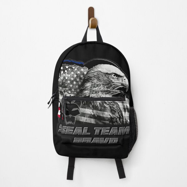 Item preview, SEAL TEAM BRAVO EAGLE AND FLAG designed and sold by THE AMERICAN TEEVANGELIST.
