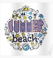 Summer beach Poster