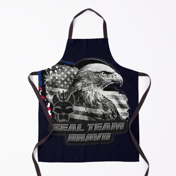 Item preview, SEAL TEAM BRAVO EAGLE AND FLAG designed and sold by THE AMERICAN TEEVANGELIST.