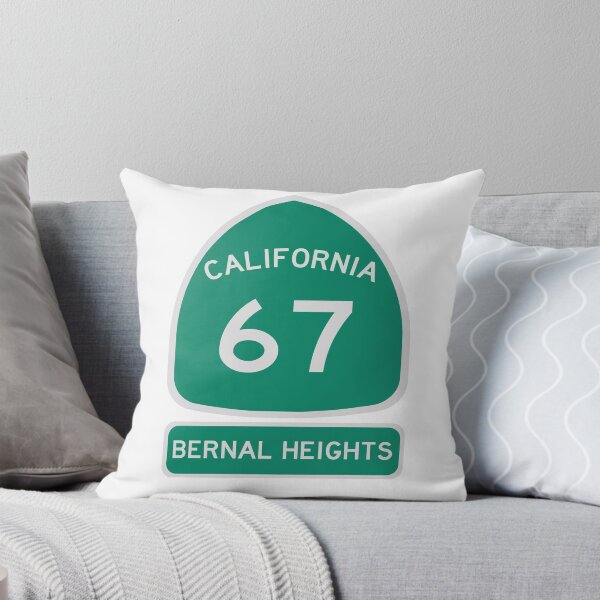 Item preview, Bernal Heights San Francisco California Highway Shield designed and sold by rallyp.