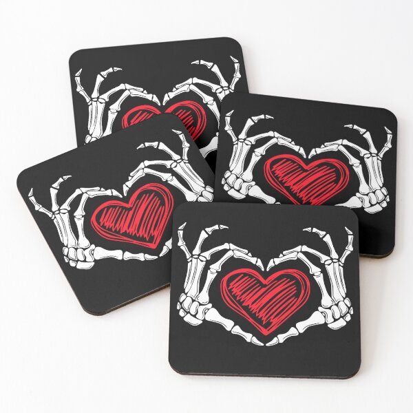 Item preview, Heart Hands Skeleton designed and sold by RedPumpFlash.