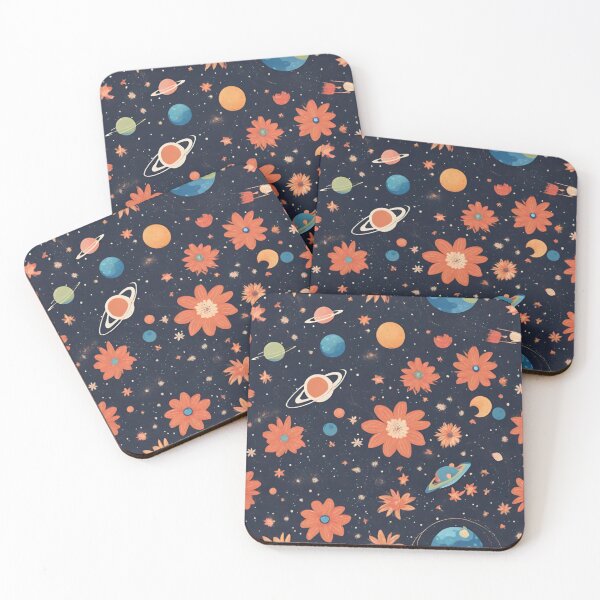 Item preview, Orange space flowers designed and sold by StellarVerse-.