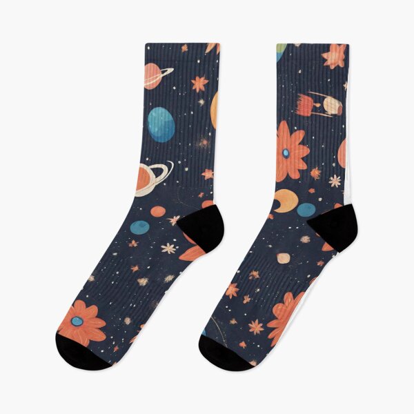 Item preview, Orange space flowers designed and sold by StellarVerse-.