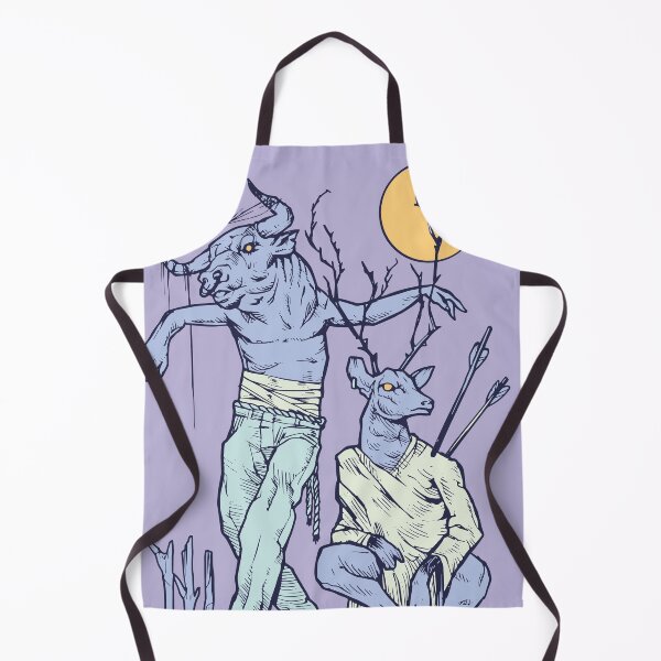 Item preview, the bull and deer at night designed and sold by altshop.