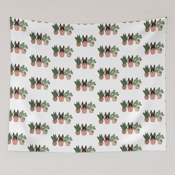 Item preview, Boxer Dog And Plants designed and sold by TheAnimalZ00.