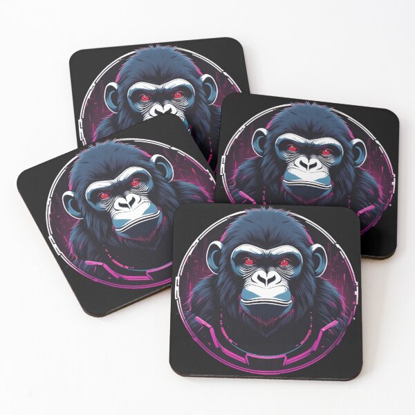 Item preview, Cyber Chimp, Techno Ape, Unique Logo Design designed and sold by Burn-Ego.