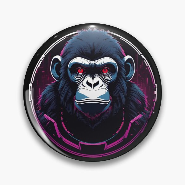 Item preview, Cyber Chimp, Techno Ape, Unique Logo Design designed and sold by Burn-Ego.