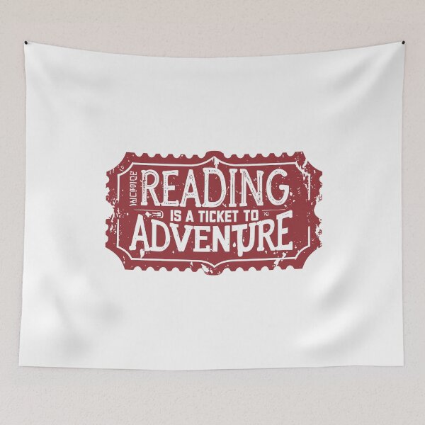 Item preview, Reading is A Ticket to Adventure 1 designed and sold by Psycho-Crazy.