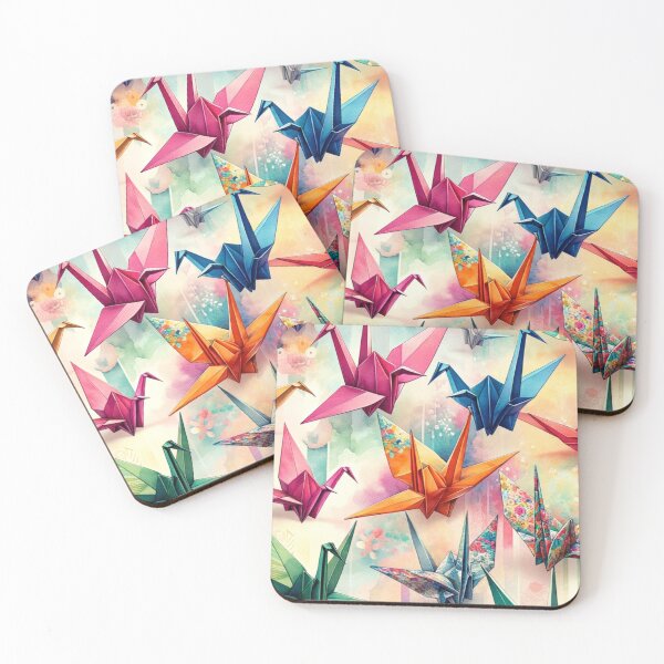 Item preview,  Colorful 3D Origami Crane Art Print Volume 2 designed and sold by mymagicstoreus.