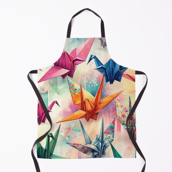 Item preview, Colorful 3D Origami Crane Art Print Volume 2 designed and sold by mymagicstoreus.