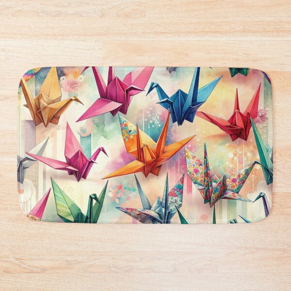 Item preview,  Colorful 3D Origami Crane Art Print Volume 2 designed and sold by mymagicstoreus.