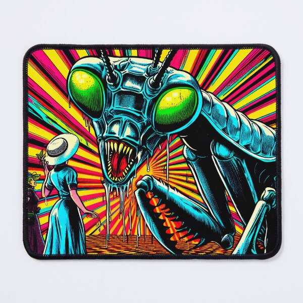 Item preview, Trippy Psychedelic Orders From The Mantis Overlord designed and sold by AIPixelMaster.