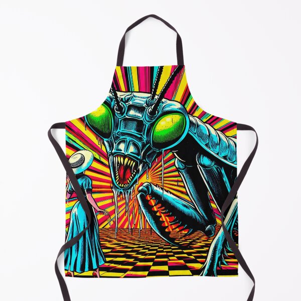Item preview, Trippy Psychedelic Orders From The Mantis Overlord designed and sold by AIPixelMaster.