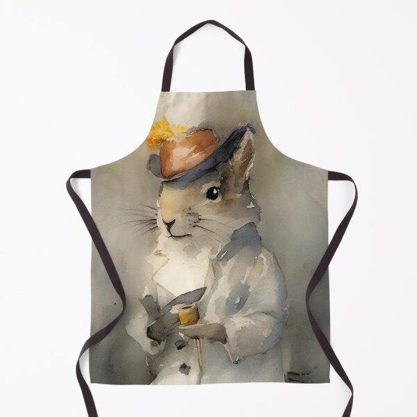 Item preview, Victorian squirrel lady, watercolor painting designed and sold by coolkatia.