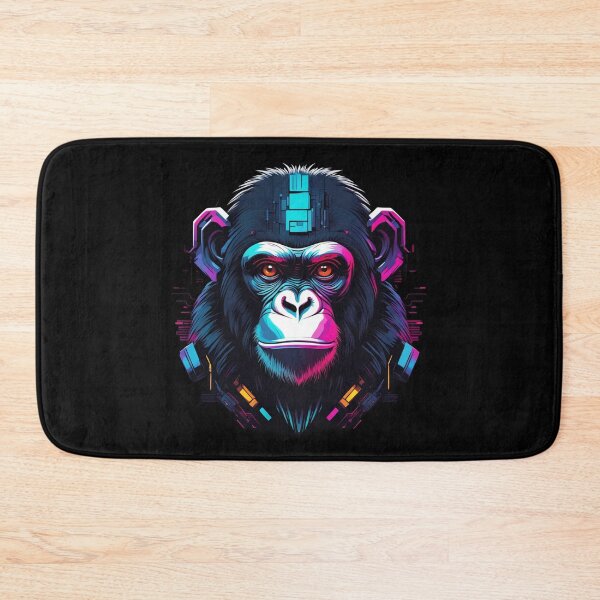Item preview, Cyber Chimp, Augmented Ape, Unique Logo Design designed and sold by Burn-Ego.
