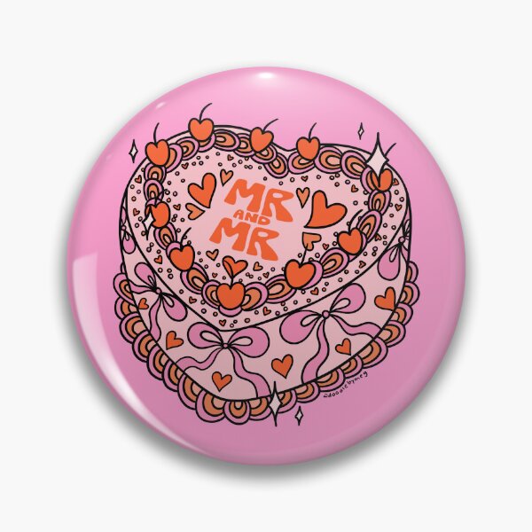 Item preview, Mr. and Mr. Cake designed and sold by doodlebymeg.