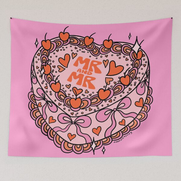 Item preview, Mr. and Mr. Cake designed and sold by doodlebymeg.
