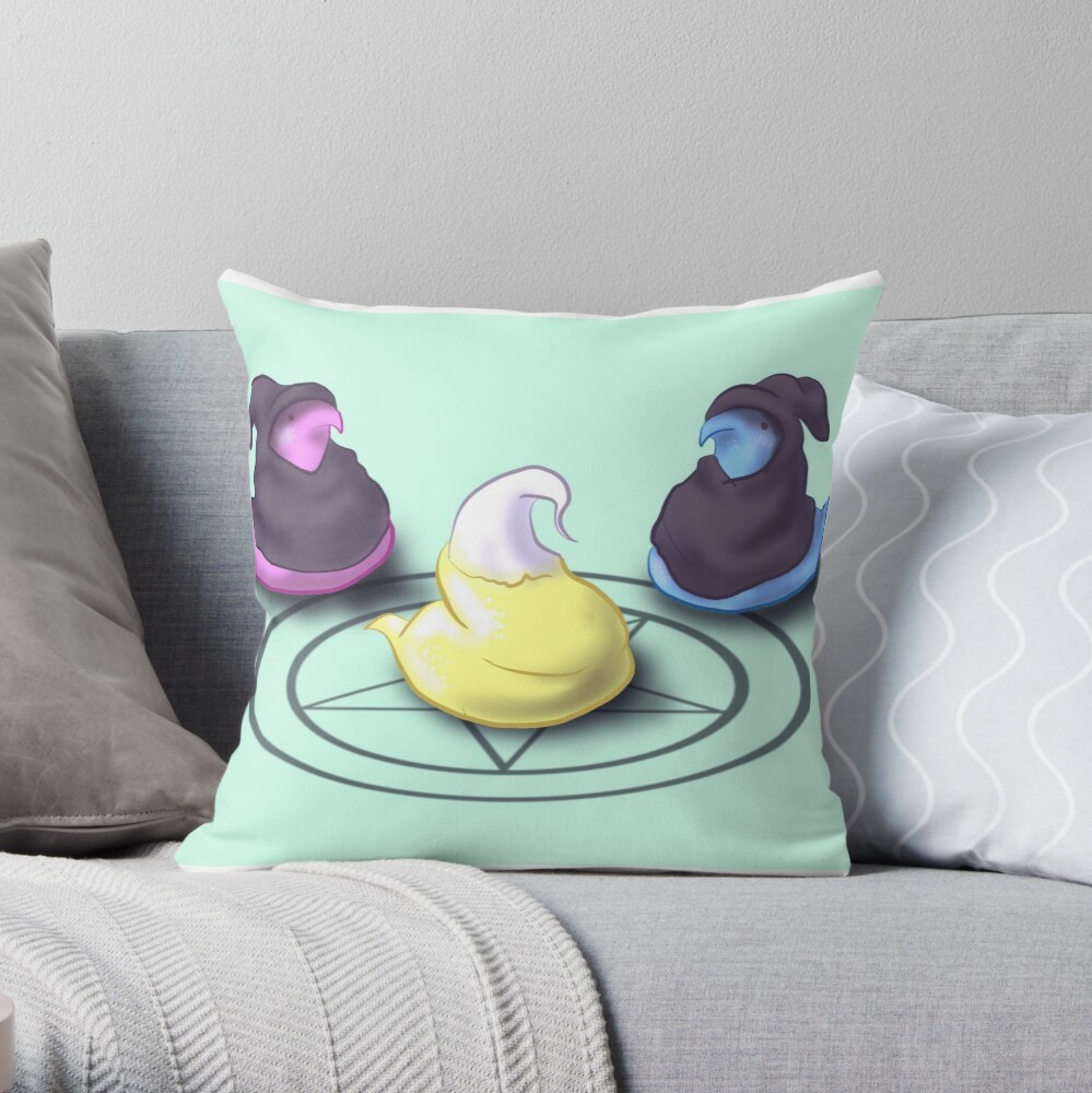 big peeps pillow