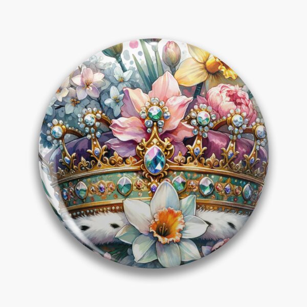 Item preview, Floral Crown Elegance Die-Cut Sticker Volume 2 designed and sold by mymagicstoreus.