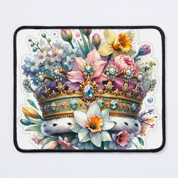 Item preview, Floral Crown Elegance Die-Cut Sticker Volume 2 designed and sold by mymagicstoreus.