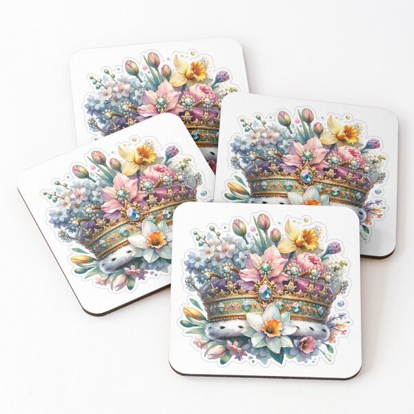 Item preview, Floral Crown Elegance Die-Cut Sticker Volume 2 designed and sold by mymagicstoreus.