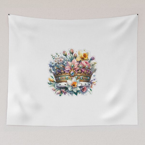 Item preview, Floral Crown Elegance Die-Cut Sticker Volume 2 designed and sold by mymagicstoreus.