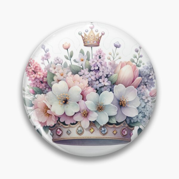 Item preview, Floral Crown Elegance Die-Cut Sticker Volume 3 designed and sold by mymagicstoreus.