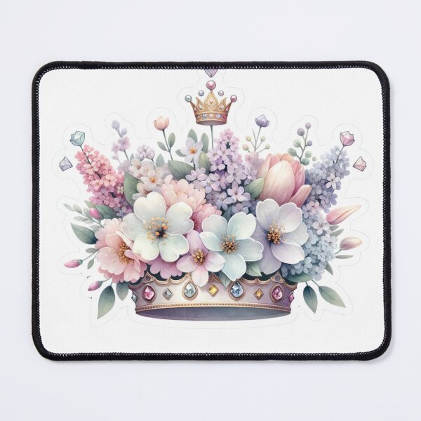Item preview, Floral Crown Elegance Die-Cut Sticker Volume 3 designed and sold by mymagicstoreus.