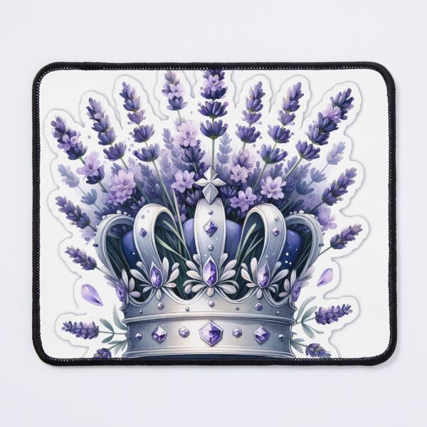 Item preview, Royal Lavender Crown Sticker Art designed and sold by mymagicstoreus.
