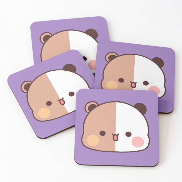 Item preview, Half Face of DuDu Bear and BuBu Panda designed and sold by Pandety.