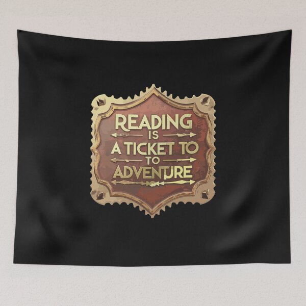 Item preview, Reading is A Ticket to Adventure 2 designed and sold by Psycho-Crazy.