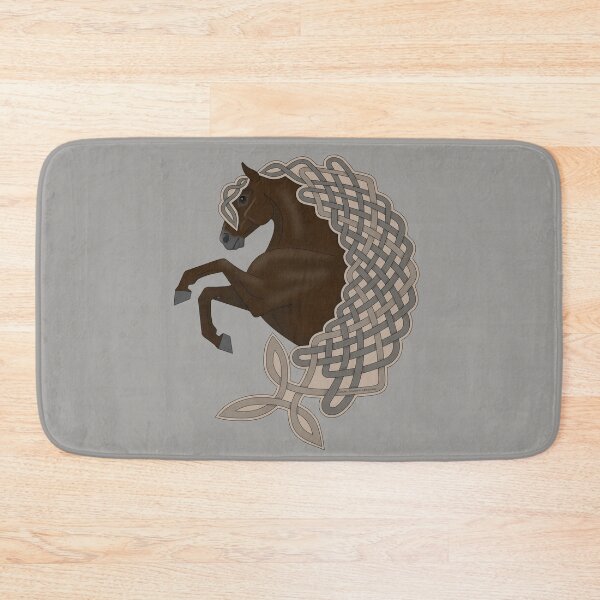 Item preview, Liver Chestnut Andalusian Horse with Celtic Knotwork Mane designed and sold by DappledMoon.