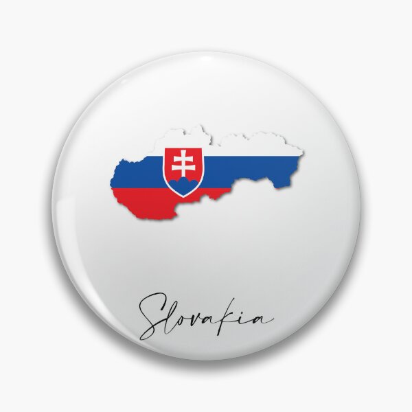 Item preview, Slovakia Country Map and Flag Bratislava Europe designed and sold by dk-design85.