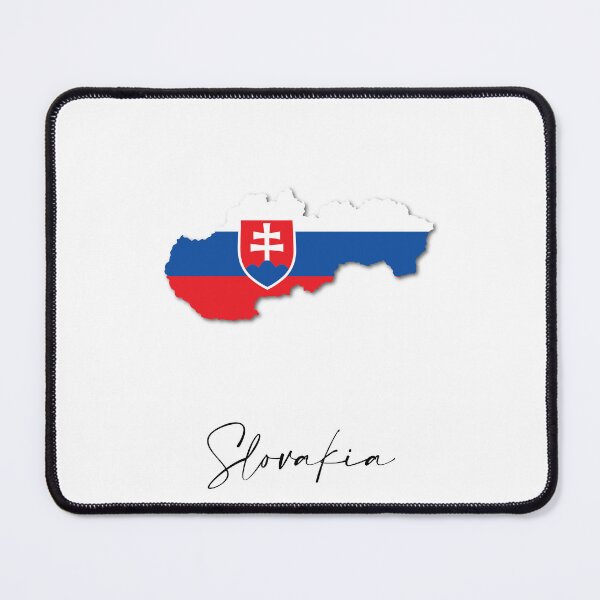 Item preview, Slovakia Country Map and Flag Bratislava Europe designed and sold by dk-design85.