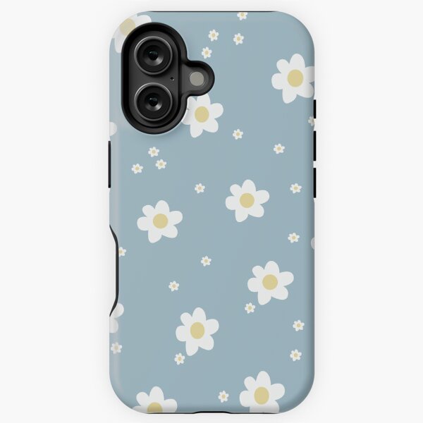 Item preview, Dusky Blue and White Daisy Phone Case designed and sold by NamAmorArtis.