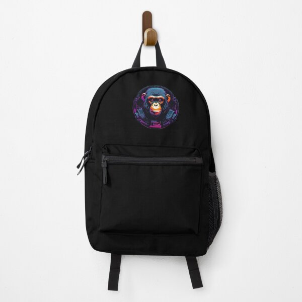 Item preview, Cyberpunk Chimp, Cybernetic Ape, Unique Logo Design designed and sold by Burn-Ego.