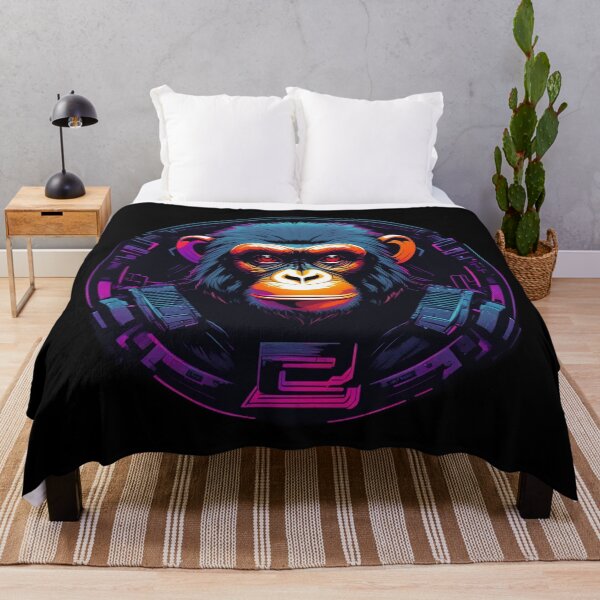 Item preview, Cyberpunk Chimp, Cybernetic Ape, Unique Logo Design designed and sold by Burn-Ego.