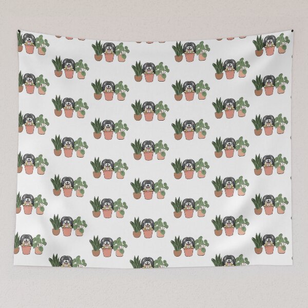 Item preview, Havanese And Plants designed and sold by TheAnimalZ00.