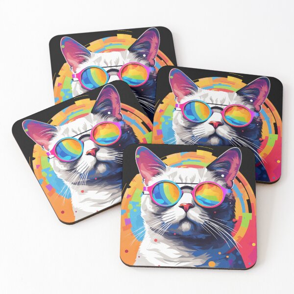 Item preview, Feline Chic_1 designed and sold by BorczVisuals.