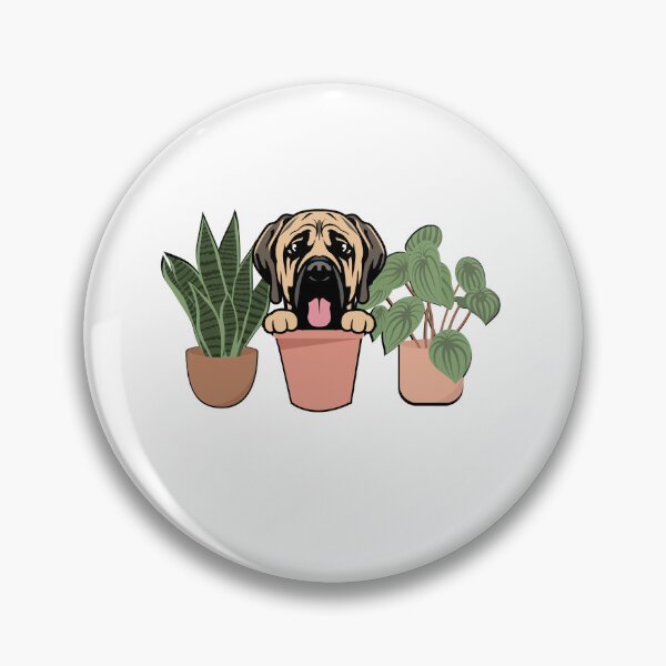 Item preview, Mastiff And Plants designed and sold by TheAnimalZ00.