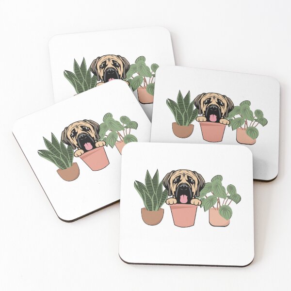 Item preview, Mastiff And Plants designed and sold by TheAnimalZ00.