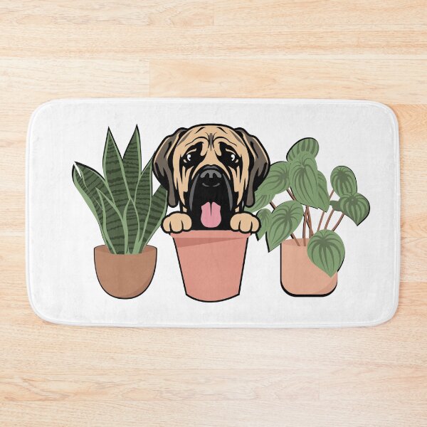 Item preview, Mastiff And Plants designed and sold by TheAnimalZ00.