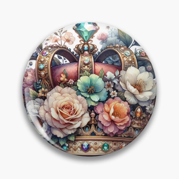 Item preview,  Floral Crown Elegance Die-Cut Sticker Volume 4 designed and sold by mymagicstoreus.