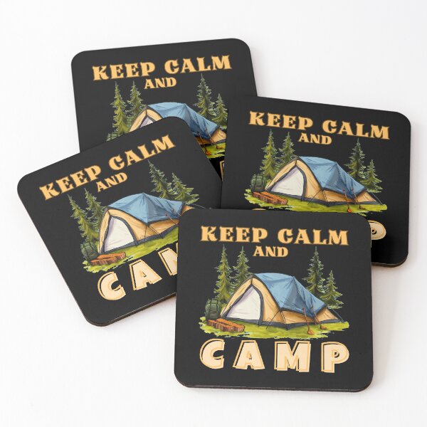 Item preview, Keep Calm and Camp. camping lover designed and sold by HikingGalleria.
