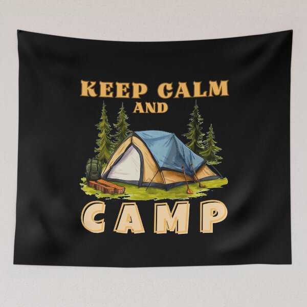 Item preview, Keep Calm and Camp. camping lover designed and sold by HikingGalleria.