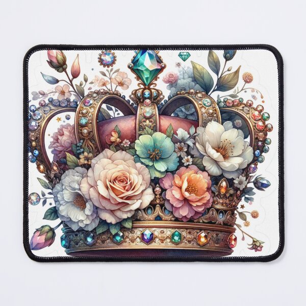 Item preview,  Floral Crown Elegance Die-Cut Sticker Volume 4 designed and sold by mymagicstoreus.