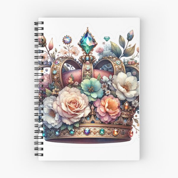 Item preview,  Floral Crown Elegance Die-Cut Sticker Volume 4 designed and sold by mymagicstoreus.