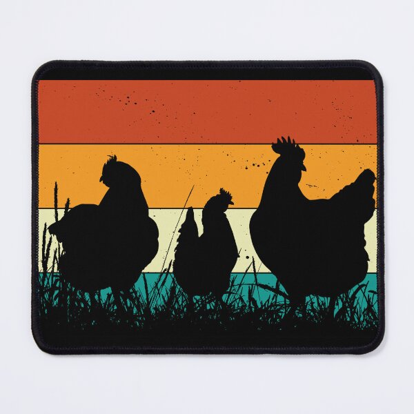 Item preview, Retro Chickens designed and sold by pinkwinkpop.