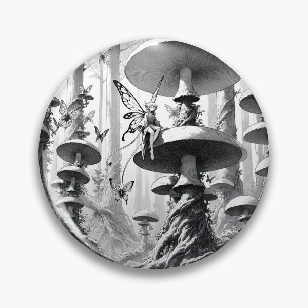 Item preview, Fairy Mushroom Forest designed and sold by ArticCoyote.